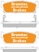 Bremtec Trade Line Brake Pad BT419TS Brake Pads Bremtec - Micks Gone Bush