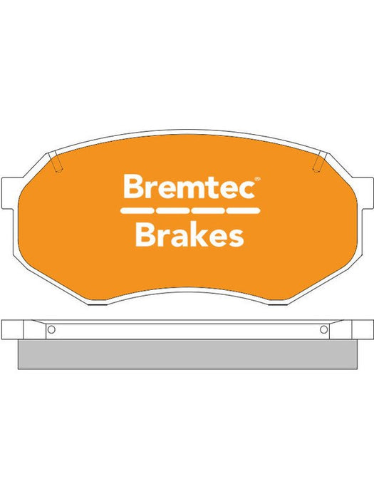 Bremtec Trade Line Brake Pad BT420TS Bremtec - Micks Gone Bush