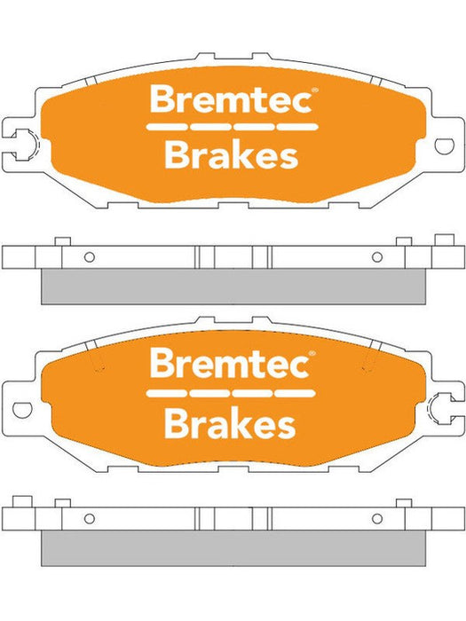 Bremtec Endure 4WD Brake Pad BT429E Bremtec - Micks Gone Bush