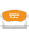 Bremtec Evolve Hybrid-Carbon Brake Pad BT431EV550 Brake Pads Bremtec - Micks Gone Bush