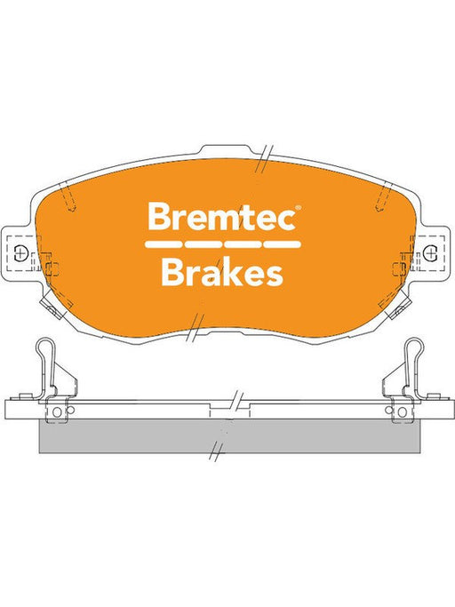 Bremtec Endure 4WD Brake Pad BT431E Brake Pads Bremtec - Micks Gone Bush