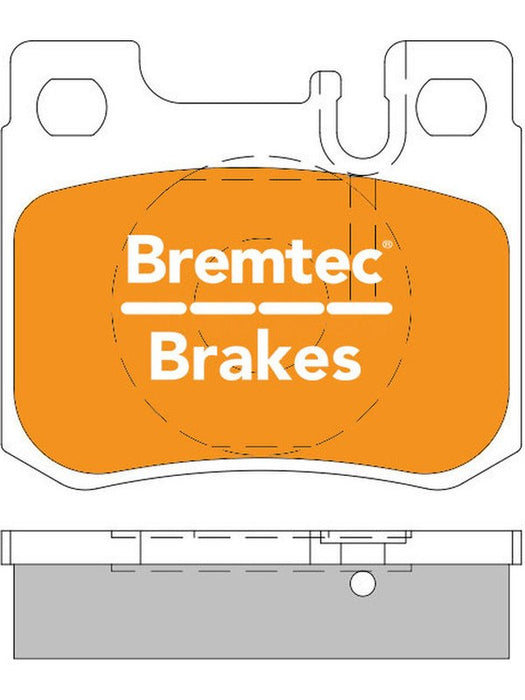 Bremtec Trade Line Brake Pad BT432TS Bremtec - Micks Gone Bush