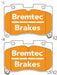 Bremtec Trade Line Brake Pad BT434TS Bremtec - Micks Gone Bush