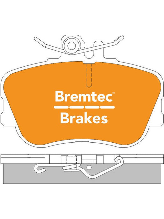 Bremtec Trade Line Brake Pads BT439TS Brake Pads Bremtec - Micks Gone Bush