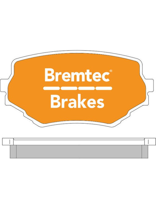 Bremtec Endure 4WD Brake Pad BT449E Brake Pads Bremtec - Micks Gone Bush