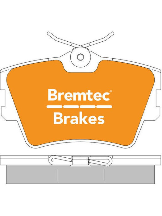 Bremtec Trade Line Brake Pad BT453TS Bremtec - Micks Gone Bush