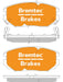 Bremtec Pro-Series Brake Pad BT458PRO Bremtec - Micks Gone Bush