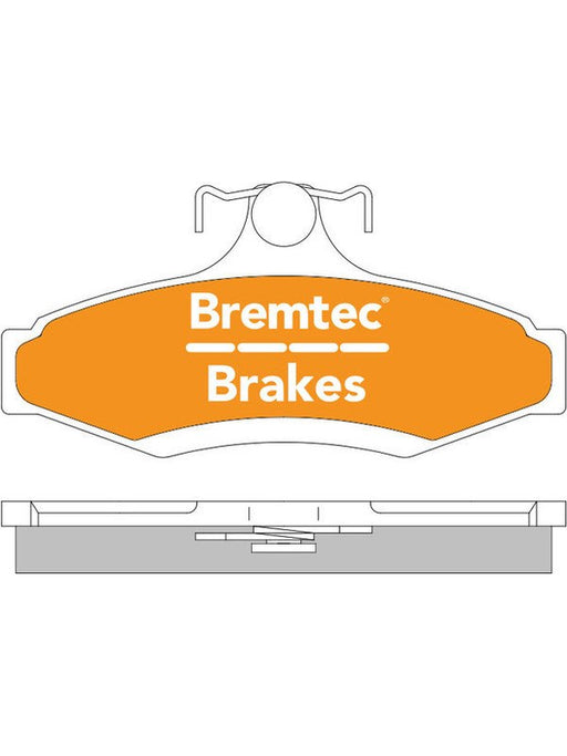 Bremtec Ultra Ceramic Brake Pad BT461ULT Bremtec - Micks Gone Bush