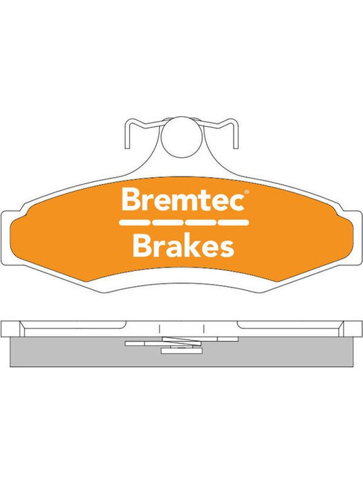 Bremtec Ultra Ceramic Brake Pad BT461ULT Bremtec - Micks Gone Bush