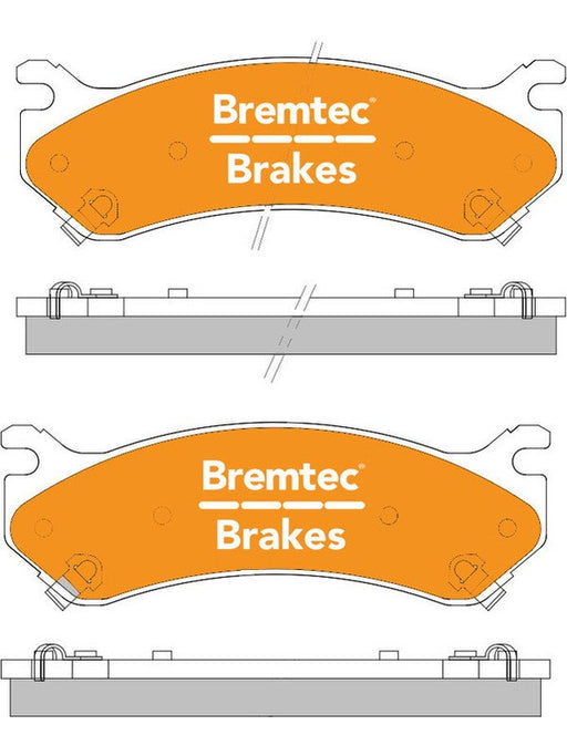 Bremtec Endure 4WD Brake Pad BT481E Bremtec - Micks Gone Bush