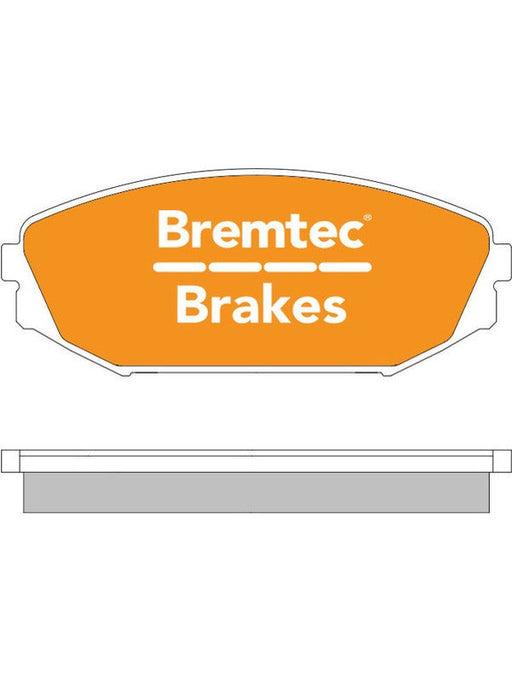 Bremtec Endure 4WD Brake Pad BT485E Bremtec - Micks Gone Bush