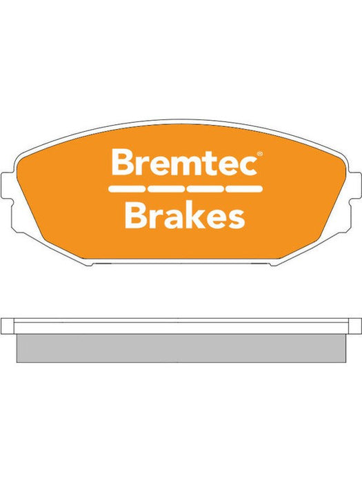 Bremtec Endure 4WD Brake Pad BT485E Bremtec - Micks Gone Bush