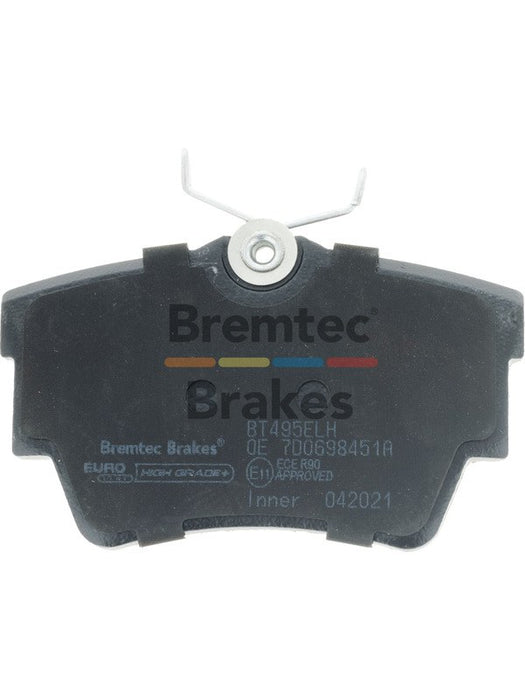 Bremtec Euroline High-Grade Brake Pad BT495ELH Brake Pads Bremtec - Micks Gone Bush