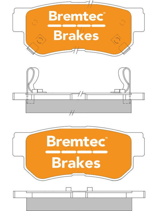 Bremtec Endure 4WD Brake Pad BT499E Bremtec - Micks Gone Bush
