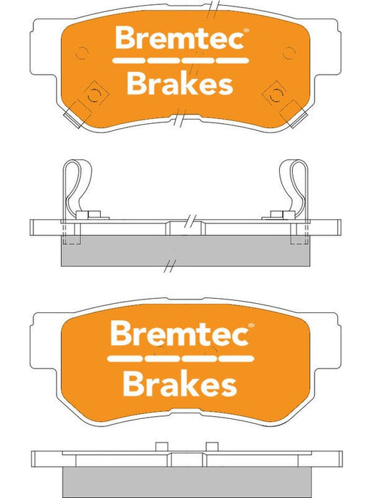 Bremtec Endure 4WD Brake Pad BT499E Bremtec - Micks Gone Bush