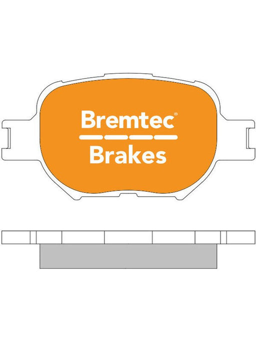 Bremtec Endure 4WD Brake Pad BT502E Bremtec - Micks Gone Bush