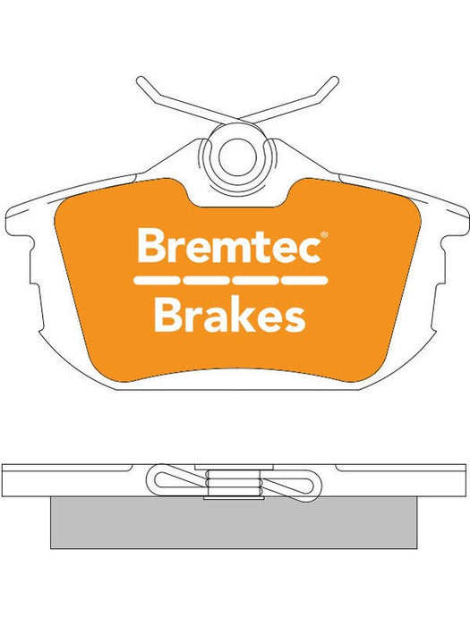 Bremtec Trade Line Brake Pad BT510TS Bremtec - Micks Gone Bush