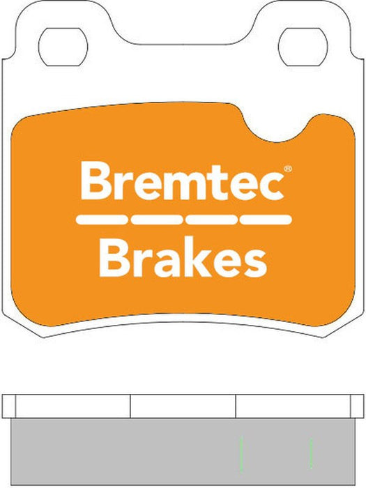 Bremtec Trade Line Brake Pad BT527TS Bremtec - Micks Gone Bush