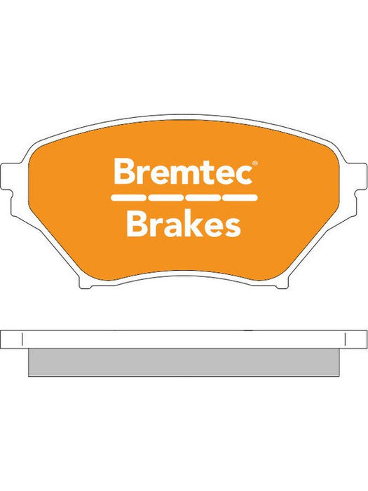 Bremtec Trade Line Brake Pad BT561TS Bremtec - Micks Gone Bush