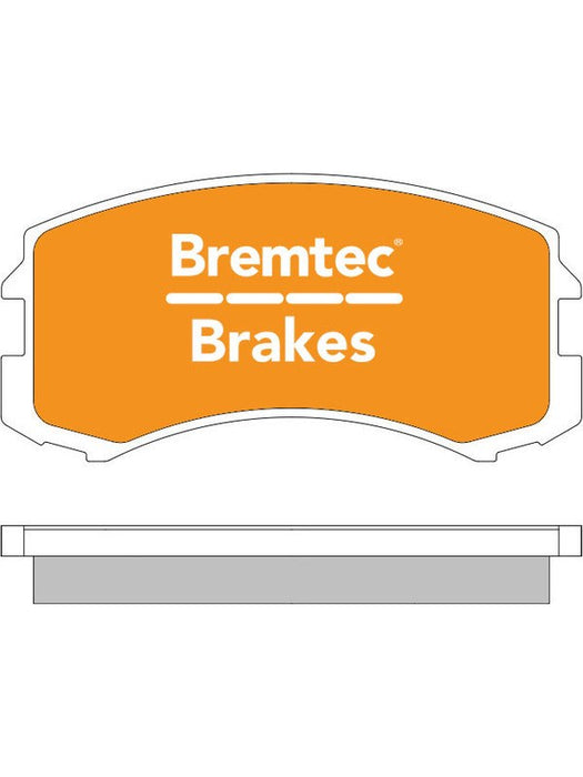 Bremtec Pro-Series Brake Pad BT571PRO Bremtec - Micks Gone Bush