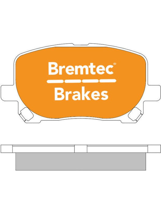 Bremtec Trade Line Brake Pad BT574TS Brake Pads Bremtec - Micks Gone Bush