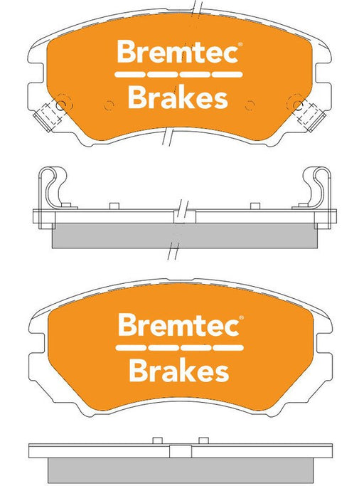 Bremtec Endure 4WD Brake Pad BT575E Brake Pads Bremtec - Micks Gone Bush
