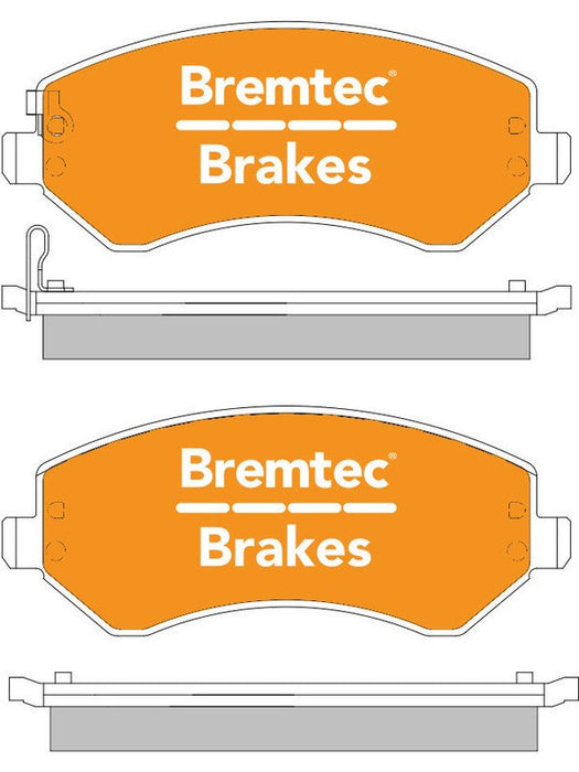 Bremtec Endure 4WD Brake Pads BT584AE Bremtec - Micks Gone Bush