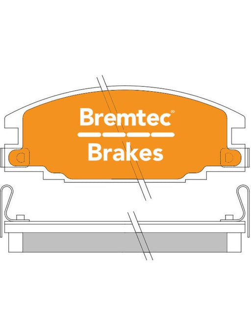 Bremtec Endure 4WD Brake Pad BT585E Bremtec - Micks Gone Bush
