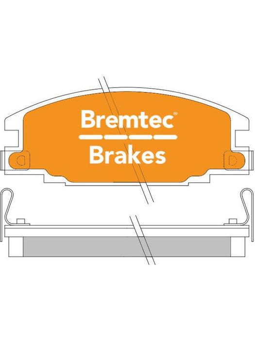 Bremtec Endure 4WD Brake Pad BT585E Bremtec - Micks Gone Bush