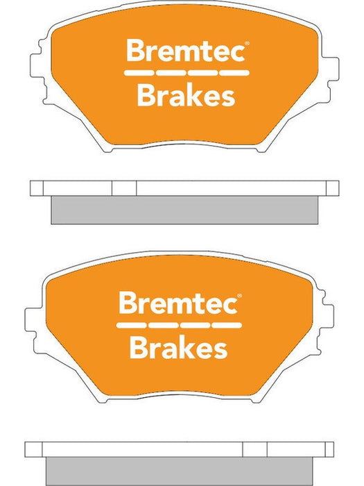 Bremtec Trade Line Brake Pad BT587TS Brake Pads Bremtec - Micks Gone Bush