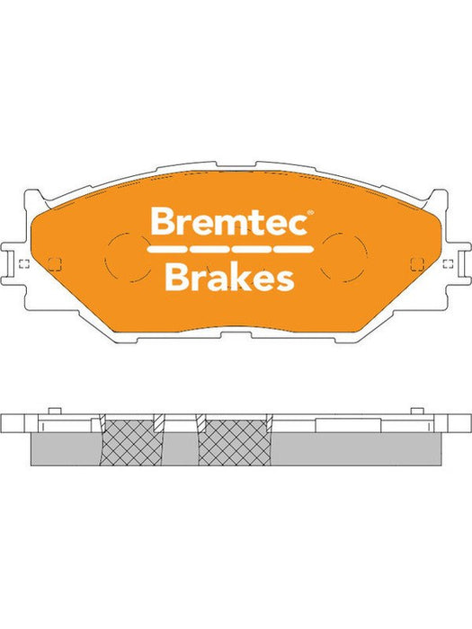 Bremtec Trade Line Brake Pad BT599TS Bremtec - Micks Gone Bush