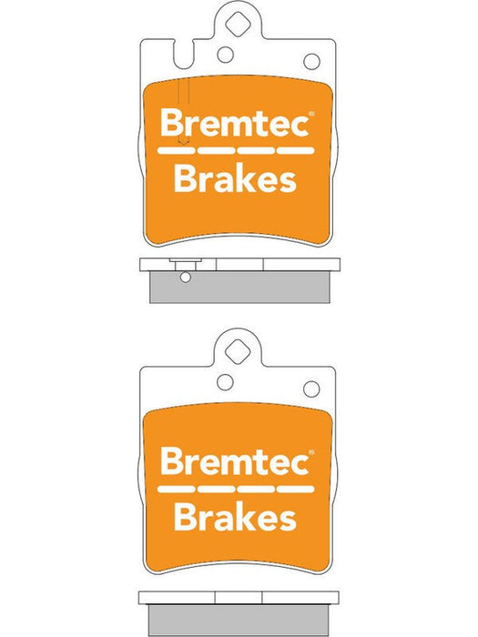 Bremtec Trade Line Brake Pad BT603TS Brake Pads Bremtec - Micks Gone Bush