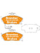 Bremtec Pro-Series Brake Pad BT609PRO Bremtec - Micks Gone Bush