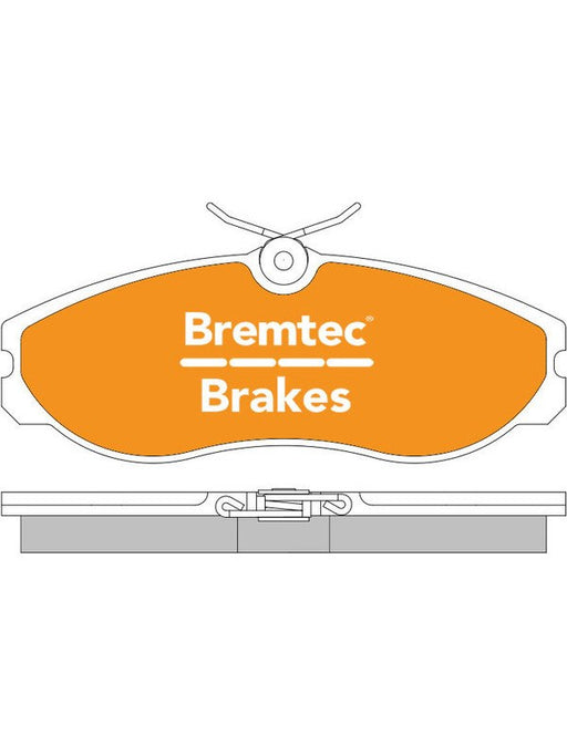 Bremtec Endure 4WD Brake Pad BT611E Bremtec - Micks Gone Bush