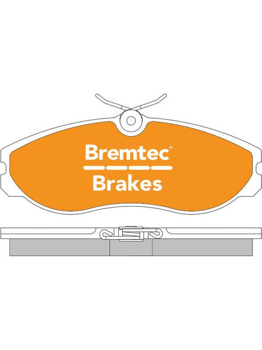 Bremtec Endure 4WD Brake Pad BT611E Bremtec - Micks Gone Bush