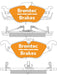 Bremtec Trade Line Brake Pad BT621TS Brake Pads Bremtec - Micks Gone Bush