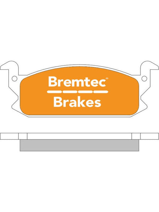Bremtec Trade Line Brake Pad BT665TS Brake Pads Bremtec - Micks Gone Bush