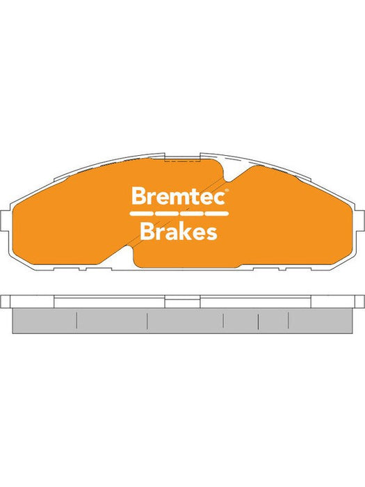 Bremtec Pro-Series Brake Pad BT675PRO Bremtec - Micks Gone Bush