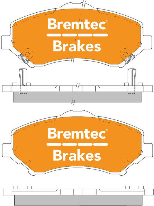 Bremtec Trade Line Brake Pads BT731TS Brake Pads Bremtec - Micks Gone Bush