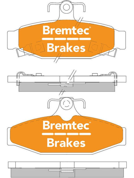 Bremtec Endure 4WD Brake Pad BT737E Bremtec - Micks Gone Bush