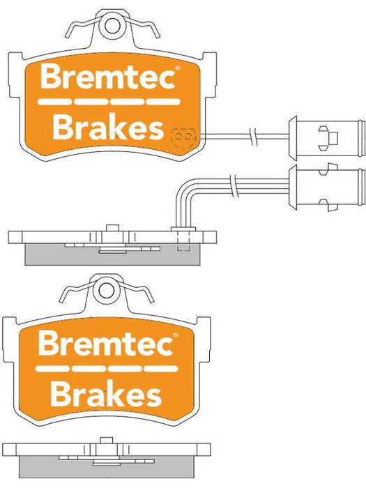 Bremtec Trade Line Brake Pad BT763TS Bremtec - Micks Gone Bush