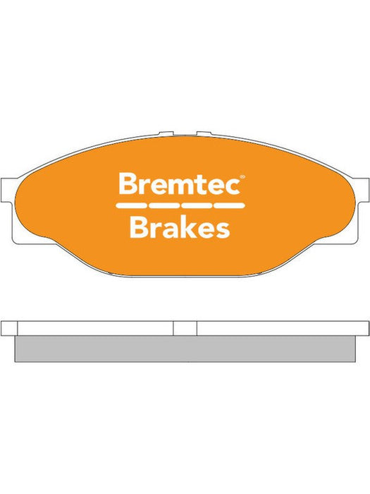 Bremtec Pro-Series Brake Pad BT774PRO Bremtec - Micks Gone Bush
