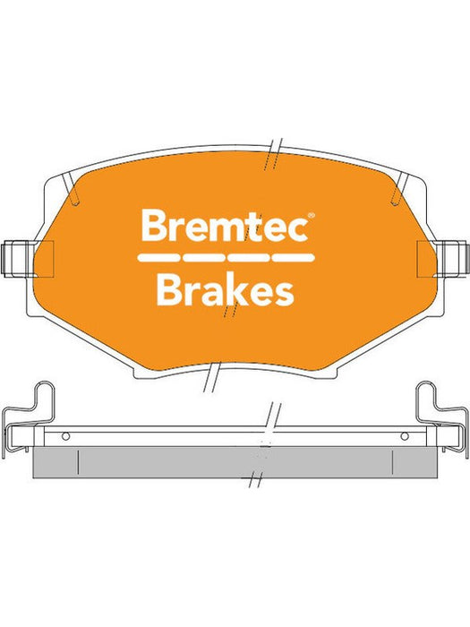 Bremtec Trade Line Brake Pad BT834TS Brake Pads Bremtec - Micks Gone Bush