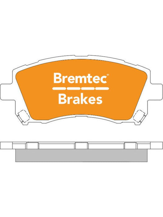 Bremtec Endure 4WD Brake Pad BT853E Bremtec - Micks Gone Bush