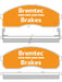 Bremtec Trade Line Brake Pad BT867TS Bremtec - Micks Gone Bush