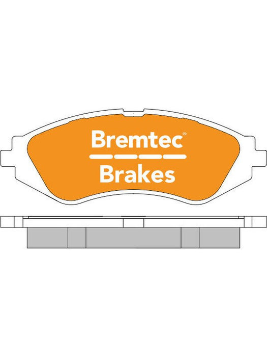 Bremtec Trade Line Brake Pad BT871TS Bremtec - Micks Gone Bush