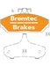 Bremtec Trade Line Brake Pad BT872TS Bremtec - Micks Gone Bush
