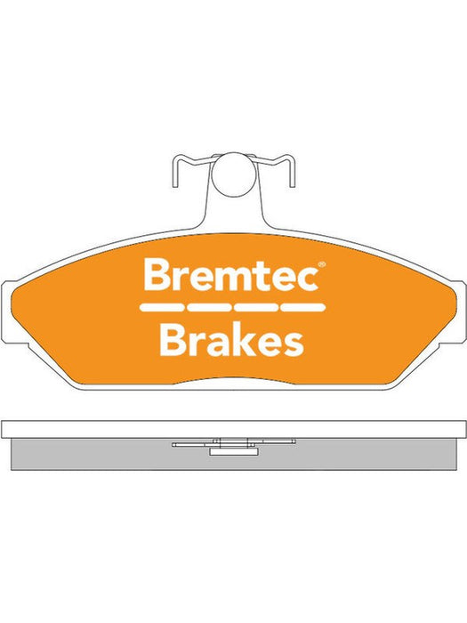 Bremtec Pro-Series Brake Pad BT876PRO Bremtec - Micks Gone Bush