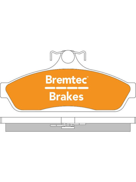 Bremtec Pro-Series Brake Pad BT879PRO Brake Pads Bremtec - Micks Gone Bush