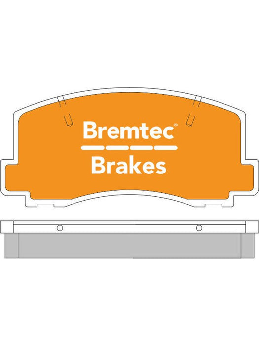 Bremtec Trade Line Brake Pad BT885TS Bremtec - Micks Gone Bush